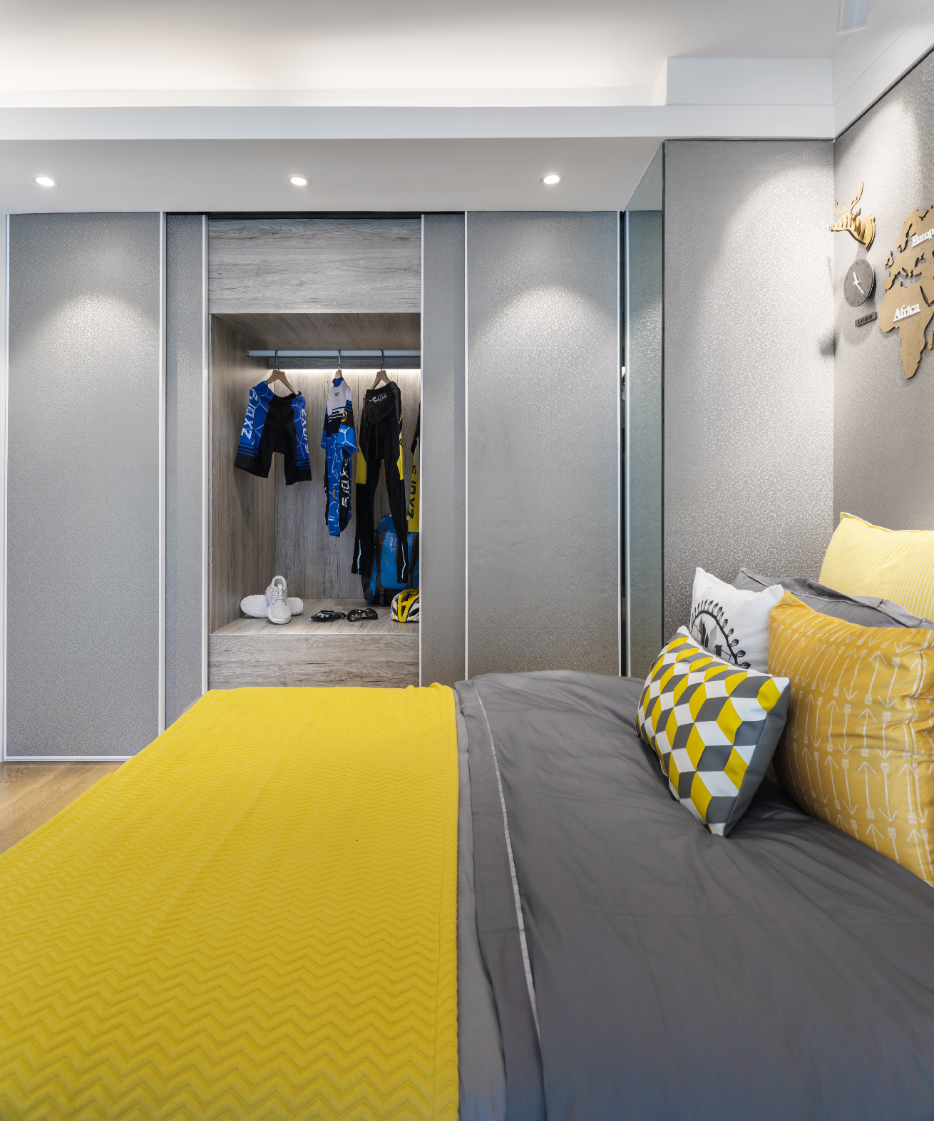 龍湖九里晴川-現(xiàn)代簡(jiǎn)約-臥室設(shè)計(jì)效果圖